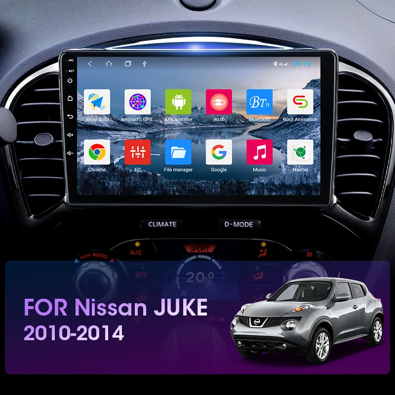Автомагнитола JMCQ головное устройство 9 дюймов DSP 4G + WiFi 2din Android 10 0 мультимедийный