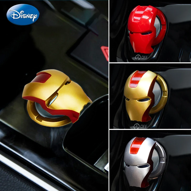 3D Marvel Железный человек Автомобильная наклейка для внутреннего интерьера