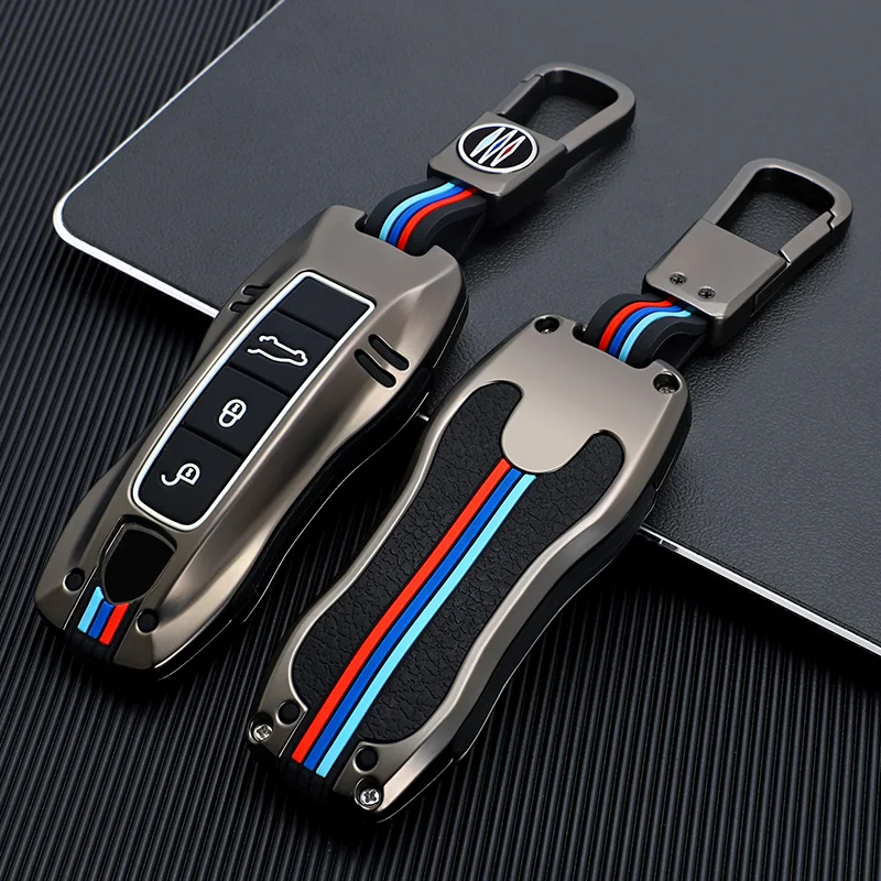 

Zinc alloy Car Key Cover Case Skin Protective Shell Holder for Porsche cayenne 911 996 macan panamera boxster 986 987 keychain