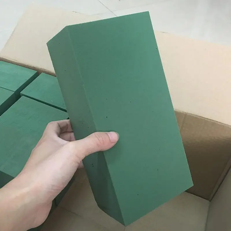 

1pcs Floral Foam Brick Block Rose Flower Holder Artificial Flower for Wedding Florist Flower DIY Craft for Garden Home Decor