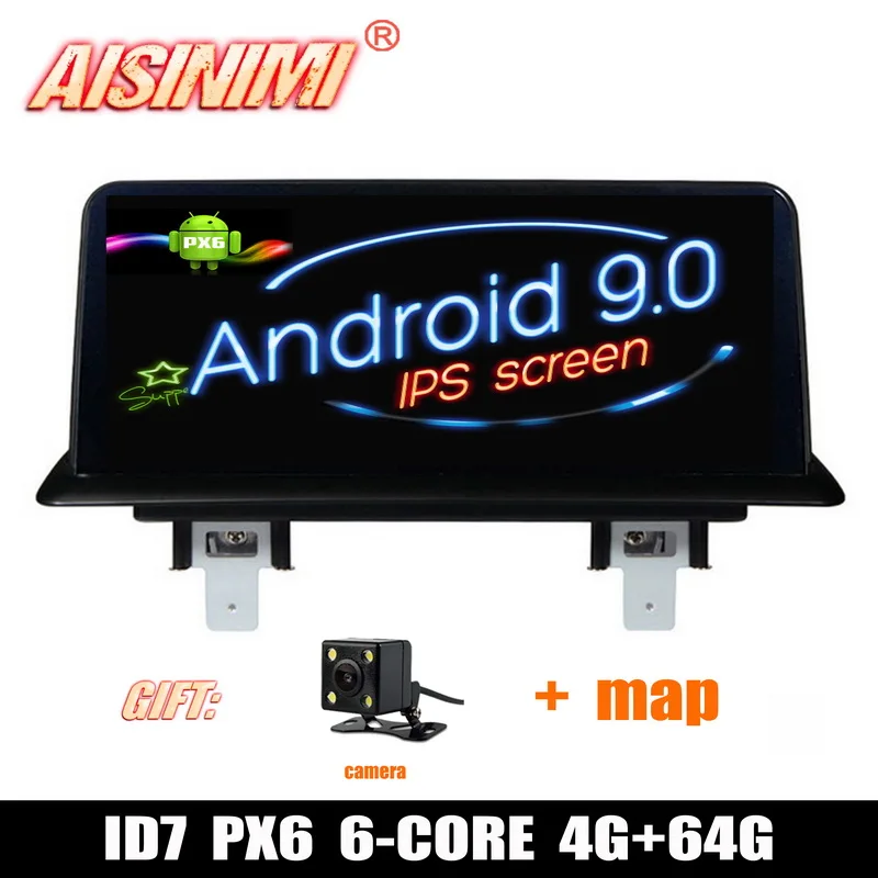 Android 9 0 ID7 4G 64G Автомобильный Dvd Navi плеер для BMW E81/E82/E87/E88 (2005- 2012) аудио gps стерео Авто