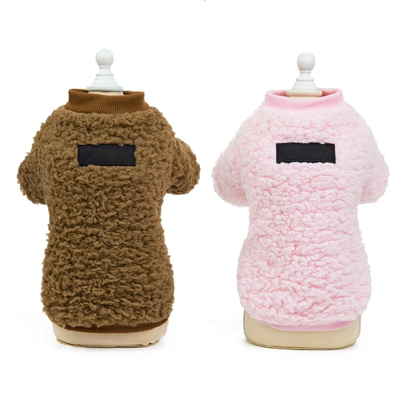 Exquisite Cute Dog Clothing Autumn Winter Coats Pet Coat Jacket Cozy Warm Pets Outfit Tops For Small And Medium Dogs