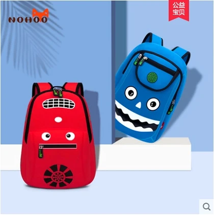 NOHOO 3D Детские школьные ранцы для мальчиков милые детские рюкзаки малышей детский