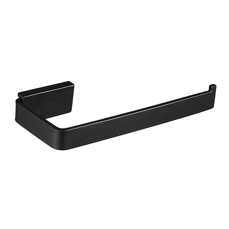 

Black Paper Towel Hook Bathroom 304 Stainless Steel Razed Paper Towel Rack Roll Paper Rack Hole-free Toilet Paper Rack Gold Hook