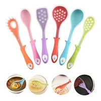 kitchen non stick cooking tools silicone spoon pasta server slotted turner utensils baking gadgets dinnerware accessories supply
