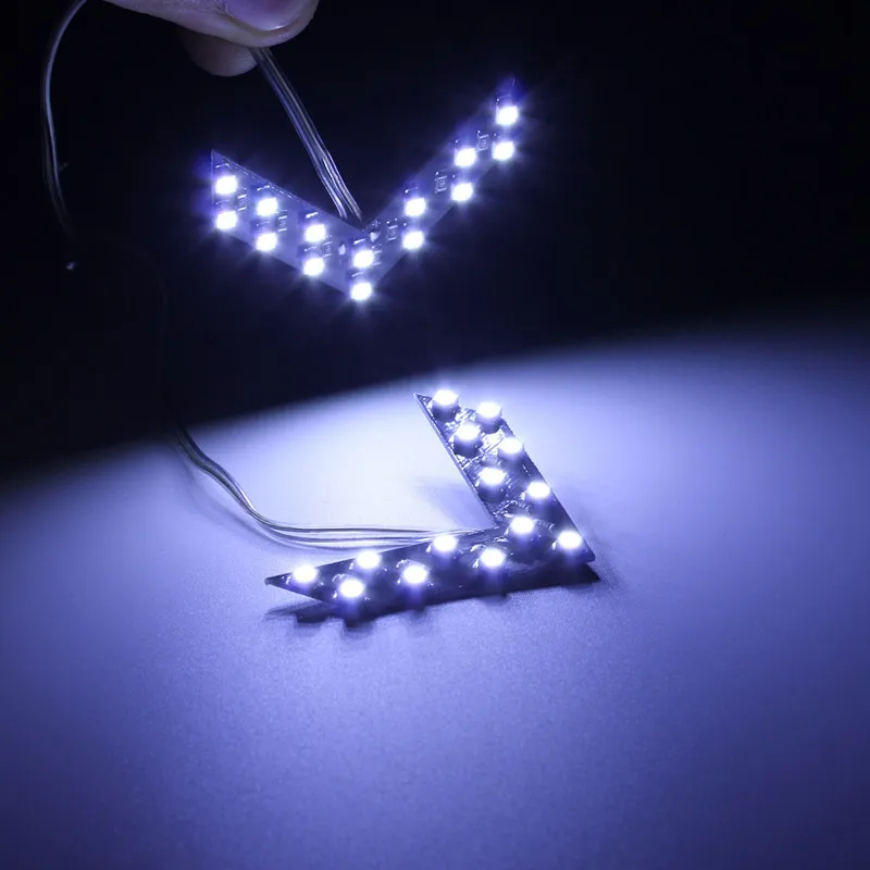 Светодиодный светящийся универсальный указатель поворота 12 в 14 SMD светодиодный