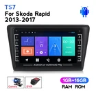 Автомагнитола MEKEDE 2 DIN, мультимедийный видеоплеер для Skoda Rapid 2013, 2014, 2015, 2016, 2017, Wi-Fi, Android, GPS-навигация, 2 DIN