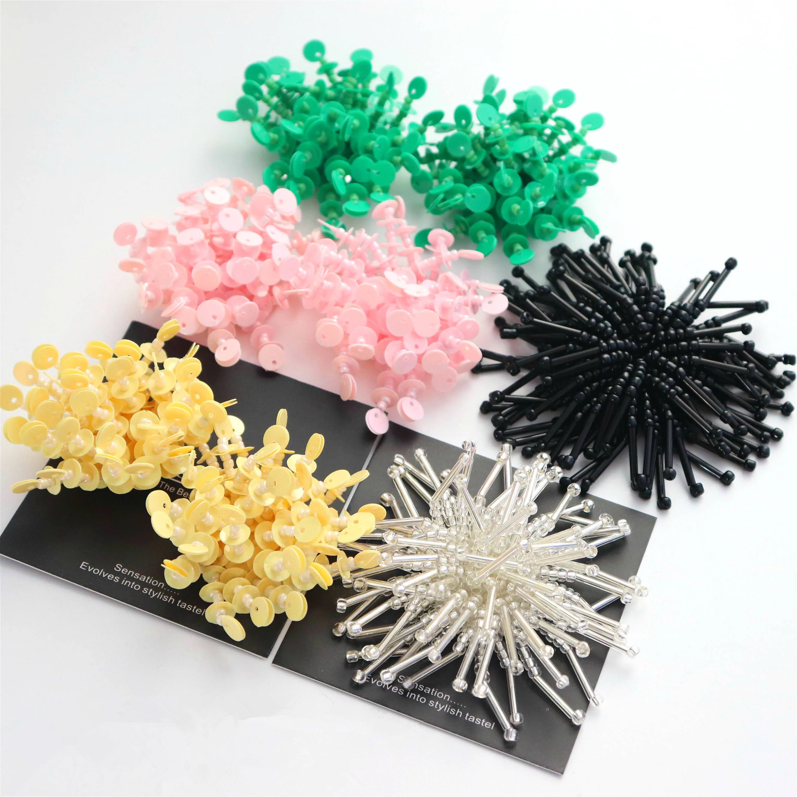 Ручной работы из бисера патч цветок серьги обувь аппликация DIY аксессуары