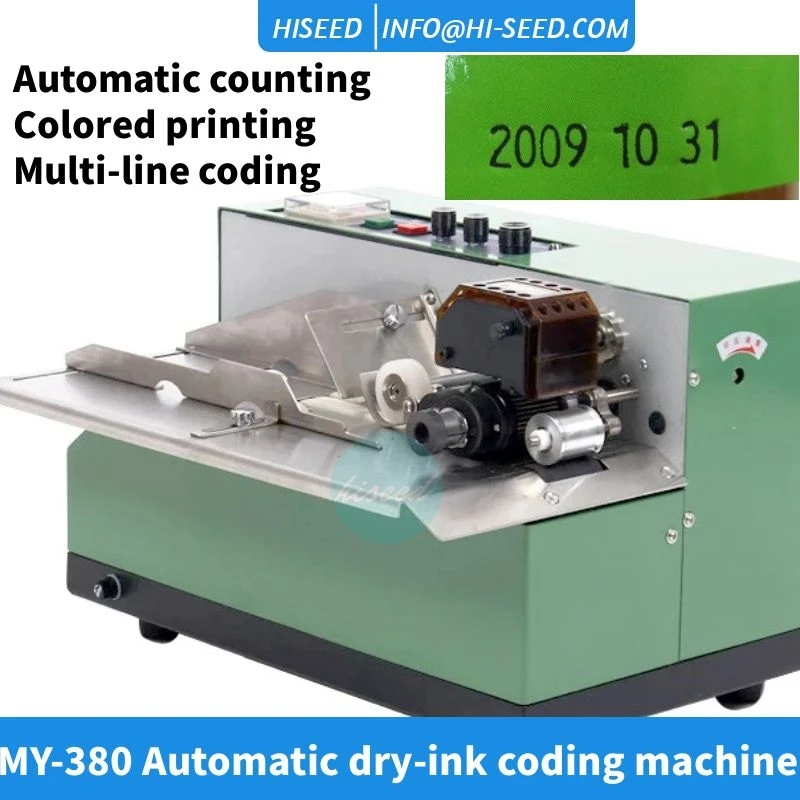 

Factory direct sales MY-380F solid ink wheel marking machine automatic coding machine with production date code stainless steel