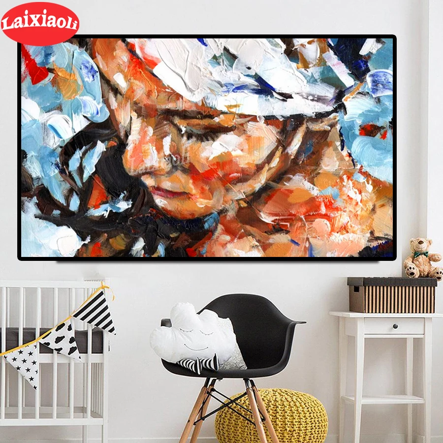 

New abstract woman diamond embroidery mosaic color girl diamond paintings full square round drill stitch cross puzzle mural gift