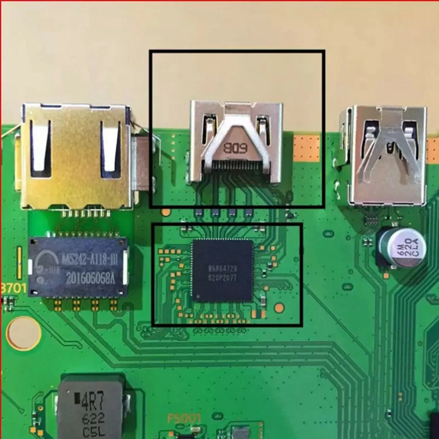 HDMI порт IC декодирование чип разъем интерфейс MN864729 для PS4 Slim Pro консоль|Центральные
