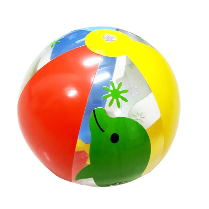 1 шт. красочные надувные игры водный песок Плавательный пляжный мяч Детская