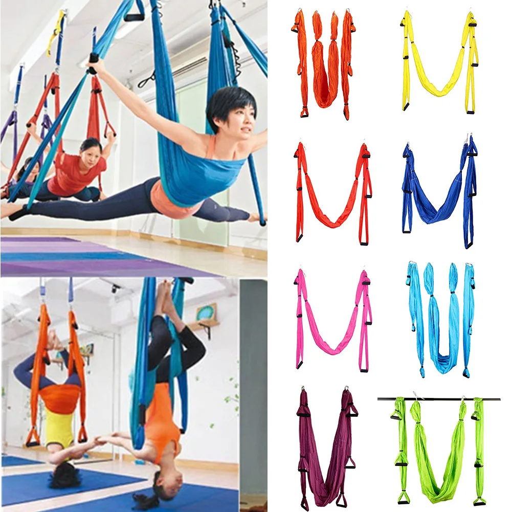 

Strength Decompression Yoga Hammock Inversion Trapeze Anti-Gravity Aerial Traction Gym Strap Yoga Swing Set Body