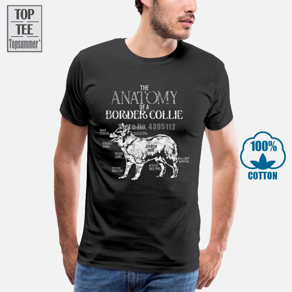 

Cool Dog-Lover Border Collie Anatomy 554 T-Shirt
