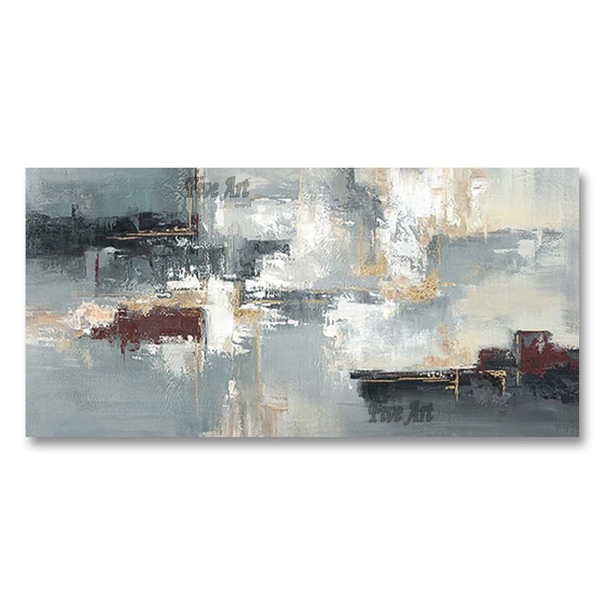 

Новейший дизайн без рамки абстрактное искусство чистая ручная работа картина маслом Настенный декор искусство Бесплатная доставка товары ...