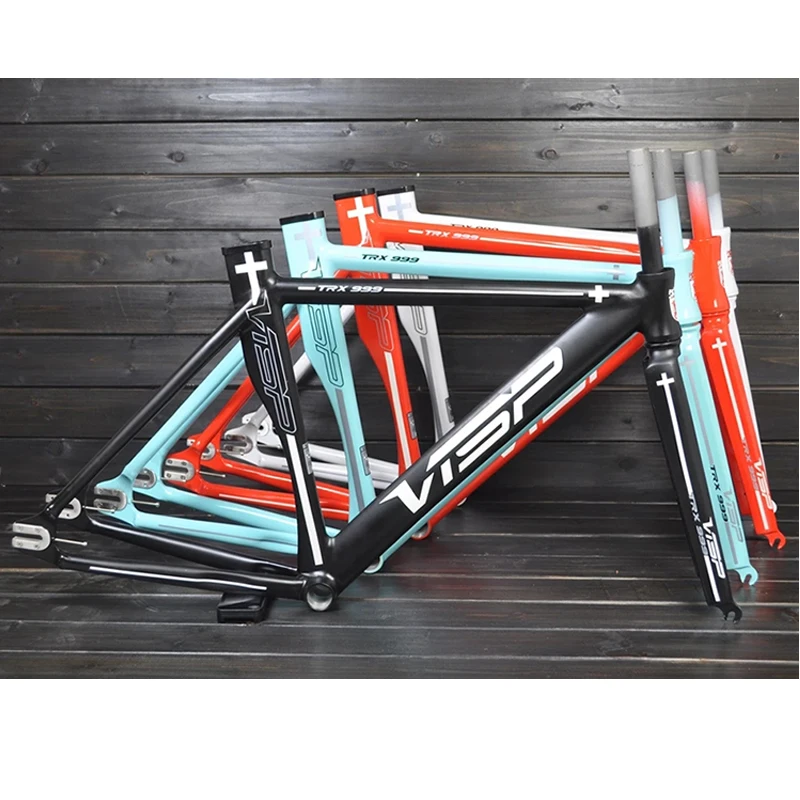 2021 Фиксированная Рама зубчатой передачи вилка рамы AL7075 велосипедная рама и из