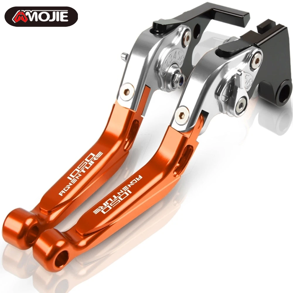 

Motorcycle CNC Adjustable Extendable Foldable Brake Clutch Levers ADVENTURE 1050 Handbrake For ADVENTURE1050 2015 2016
