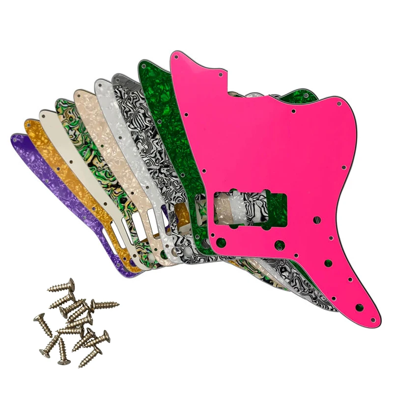 

Xin Yue Custom Guitar Parts For US No Upper Controls Jazzmaster Style Guitar Pickguard With Pickups Scratch Replacement