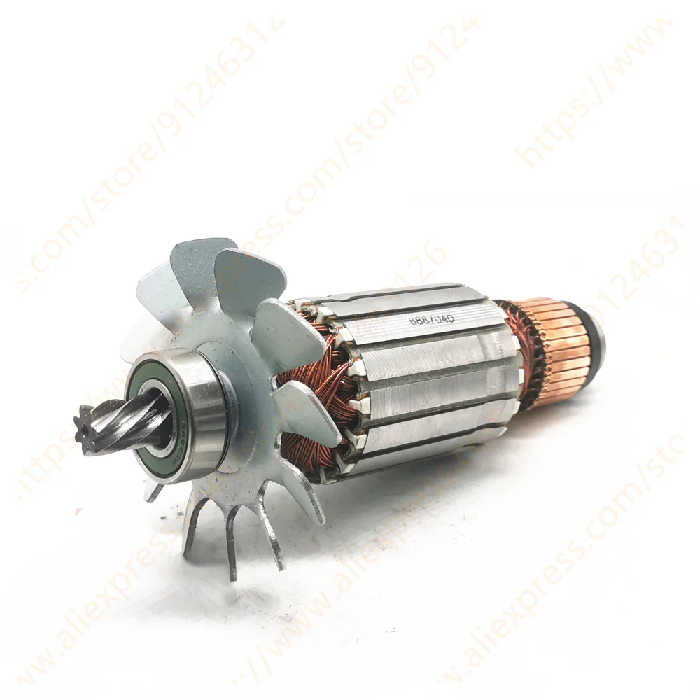 AC220-240V Якорный ротор для MAKITA 2414NB 2414B 518704-5