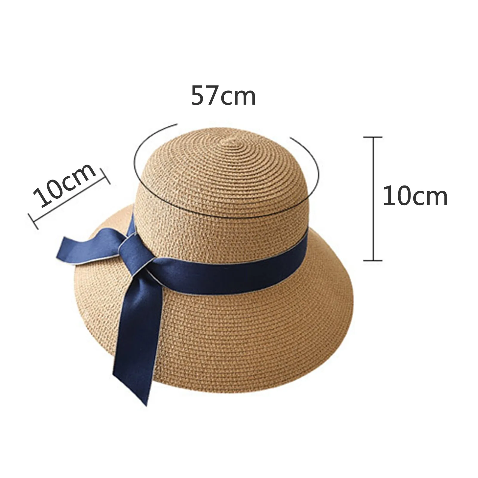 

simple Foldable Wide Brim Floppy Girls Straw Hat Sun Hat Beach Women Summer Hat UV Protect Travel Cap Lady Cap Female