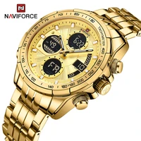 naviforce led digital waterproof male watches luxury gold luminous men wristwatch military sports quartz clock relogio masculino