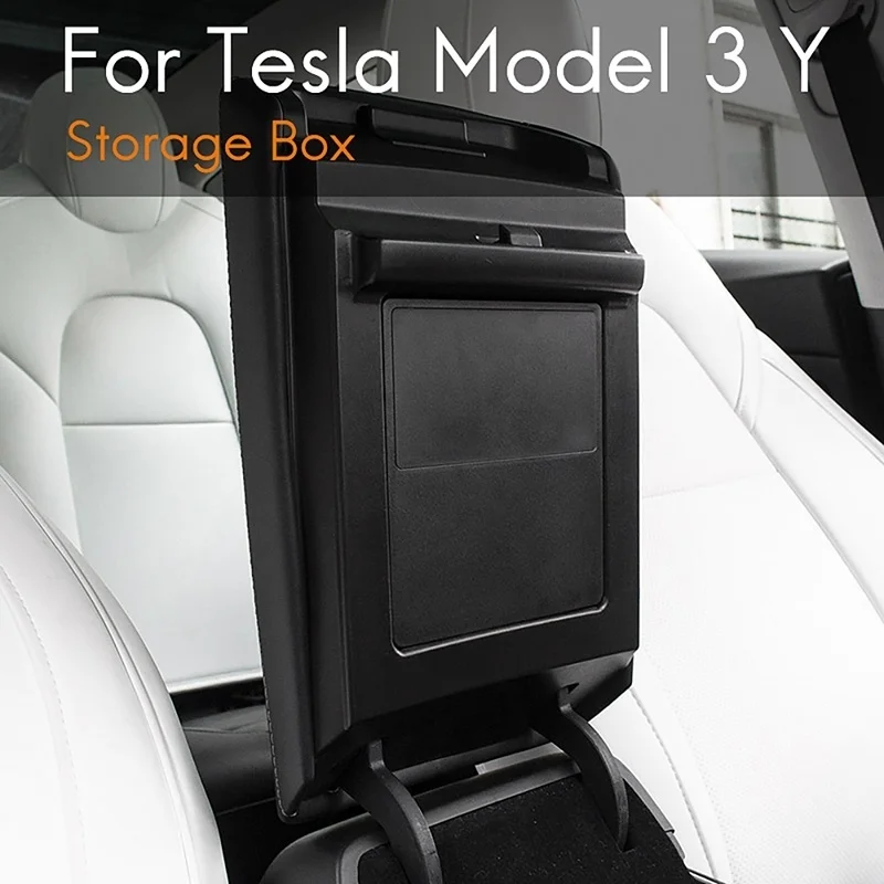 

Car Type for Tesla Model 3 Model Y Center Console Organizer Armrest Storage Box Model 3 Storage Box