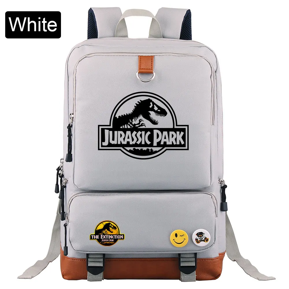 

Fashion Adventure Dinosaur Jurassic Park World Boy Girl Book School Bag Women Bagpack Teenagers Schoolbags Student Backpack