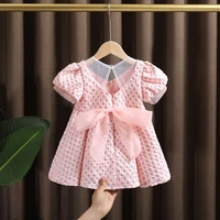 1 2 5 6 year baby birthday girl clothes princess party dresses dress for summer girl baby clothing knitted design costume dress