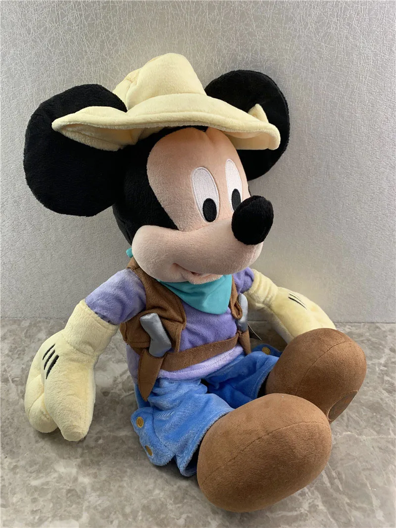 Новая ковбойская Плюшевая Игрушка Микки Мауса 45 см милые мягкие игрушки животные