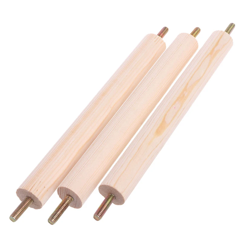 

Parrot Bird Perch Stand Play Toys Gym Wooden Activity Table Top Playstand, Practical Supplies For Parrot Birds Birds Suppli