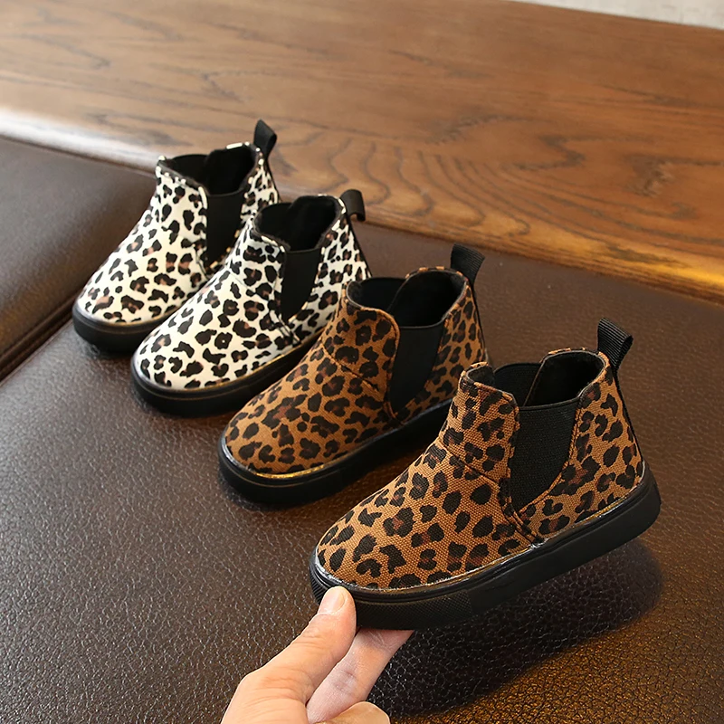 Новинка 2020 Модные леопардовые ботильоны SUOVEKGO зимние ботинки Высококачественная