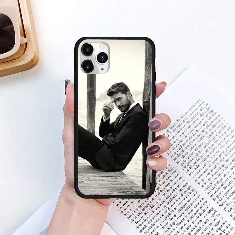 

Jamie Dornan Fifty Shades of Grey Phone Case for iPhone 11 12 pro XS MAX 8 7 6 6S Plus X 5S SE 2020 XR Luxury shell funda coque
