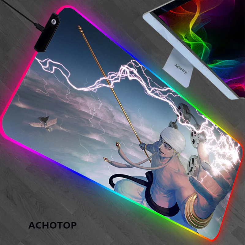 rgb one piece mouse pad fashion laptop computer mouse mat 80x30cm gaming mousepad large xl gamer desk keyboard mat with backlit free global shipping