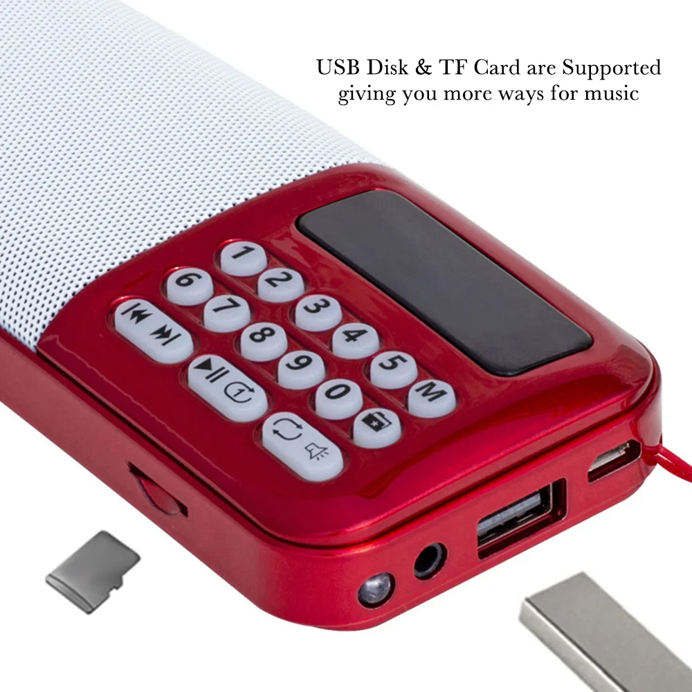 Портативное радио ФМ-радио карта TF USB дисковые mp3-плеер мини FM-радио с разъемом для