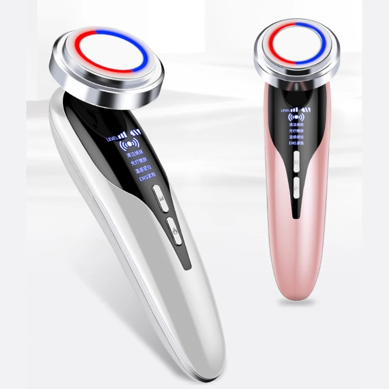 

Electric Household Color Light Warm Cleansing Device Skin Cleanser Massage