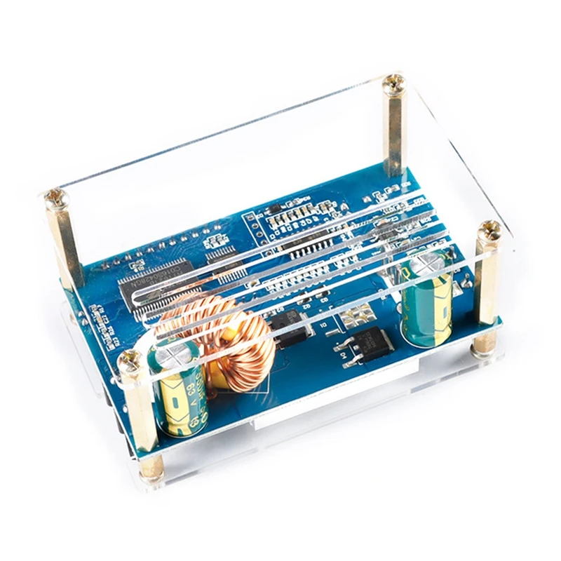 

Регулируемый Повышающий Модуль питания DC-DC 9 -45 В до 10 -50 в 5 А, конвертер CV/CC, ЖК-дисплей с чехлом