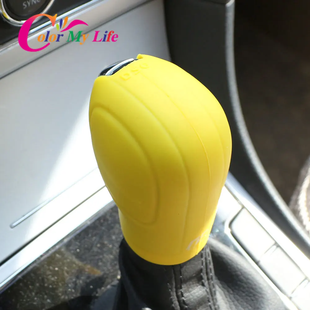 Силиконовый чехол на ручку переключения передач Color My Life для Volkswagen VW Golf 6 Passat B7 Jetta