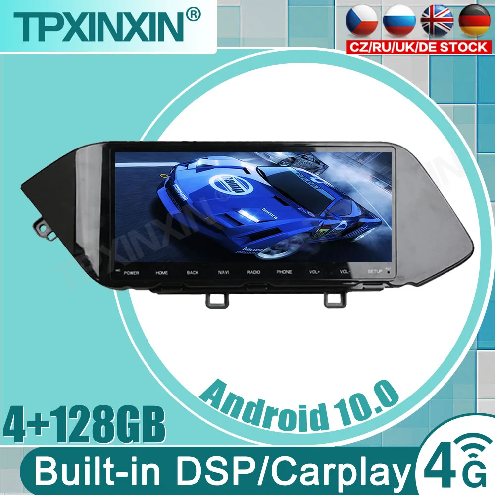 

Автомобильный мультимедийный проигрыватель с сенсорным IPS-экраном, Android 10128G для HYUNDAI solart 2020 с системой GPS-навигации DSP Carplay