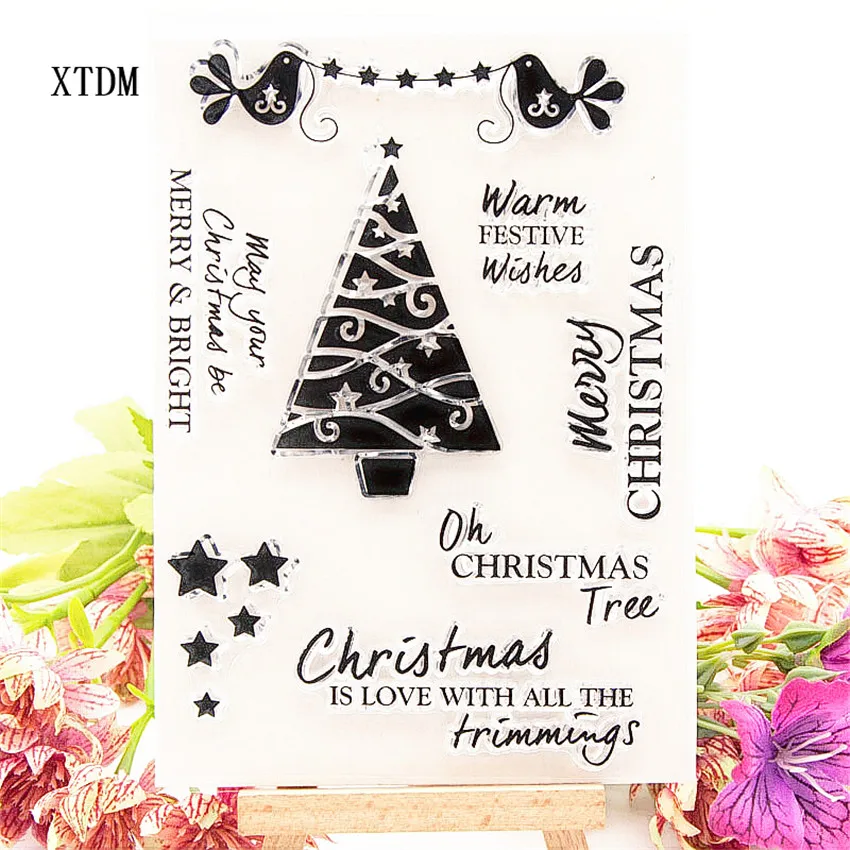 Горячая Распродажа пасхальное дерево прозрачный марки/силиконовые уплотнения