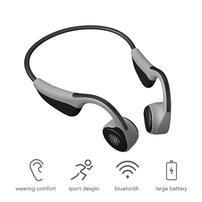 

V9 Bone Conduction Bluetooth Headset Touch R9 Sports 5.0Z8 bluetooth earphones headphones ear buds earbuds
