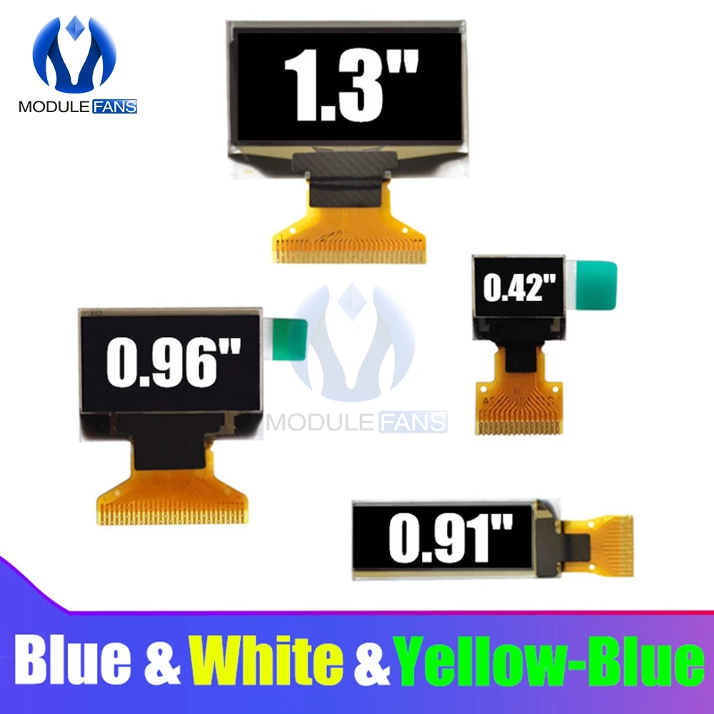Модуль OLED дисплея для Arduino ЖК дисплей 0 42 91 96 1 3 дюйма синий белый модуль