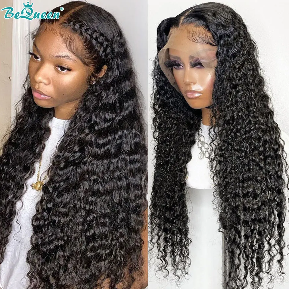 BeQueen 360 парик с глубокой волной HD 30 дюймов 13x 6