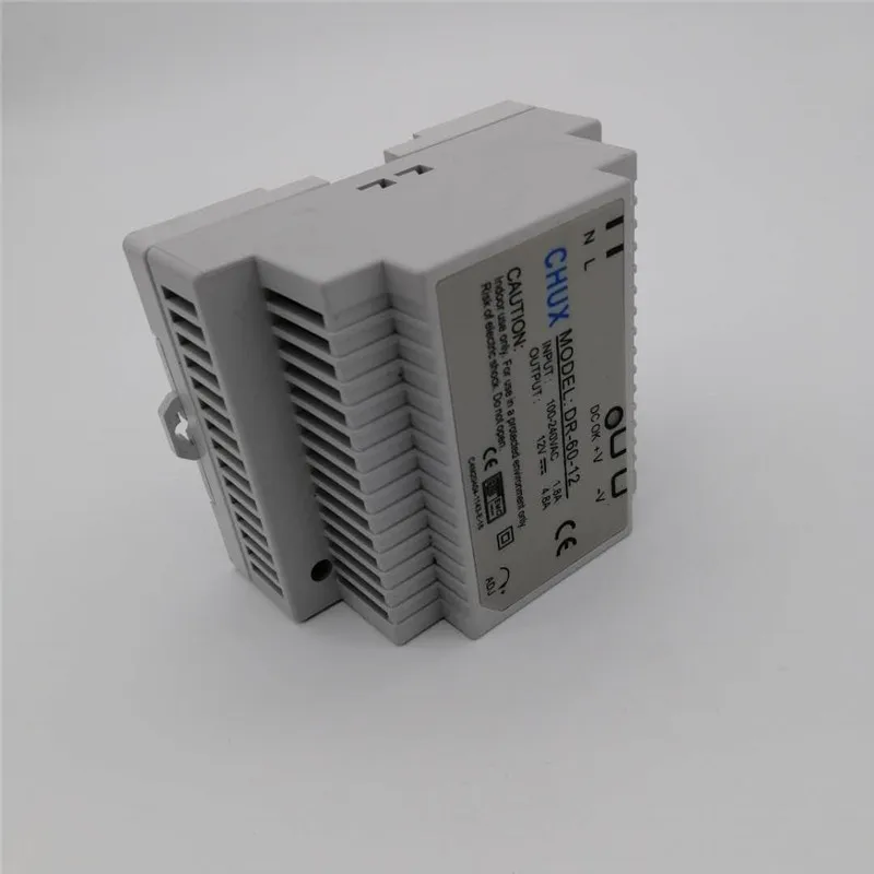 Импульсный источник питания 60W 5v 12V 15v 24V 5a 2.5a 12a одиночный выход AC к DC din-рейку типа