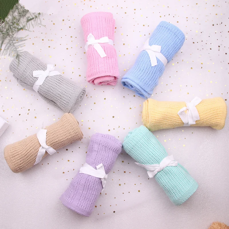 

Baby Blanket Knitted Soft Toddler Infant Bedding Quilt Newborn Swaddle Wrap Blankets Super Bed Sofa Basket Stroller Blankets