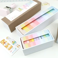 12 pcslot 7 5mm x 3m rainbow decorative adhesive tape masking washi tape decoration diary school office supplies stationery