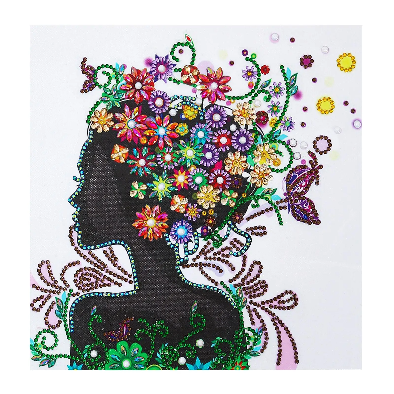 

Crystal Rhinestone Diamond Painting Beautiful Fairy Shaped Diamond Embroidery Bead Embroidery Sparkling