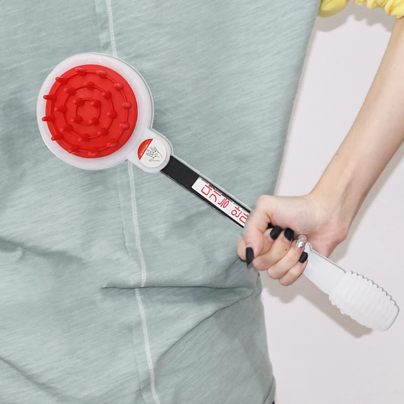 

Gua Sha Plastic Body Massage Stick + Finger Massage Gift Soft Hammer Fitness Stick Body Slimming Flap Body Massager Health Care