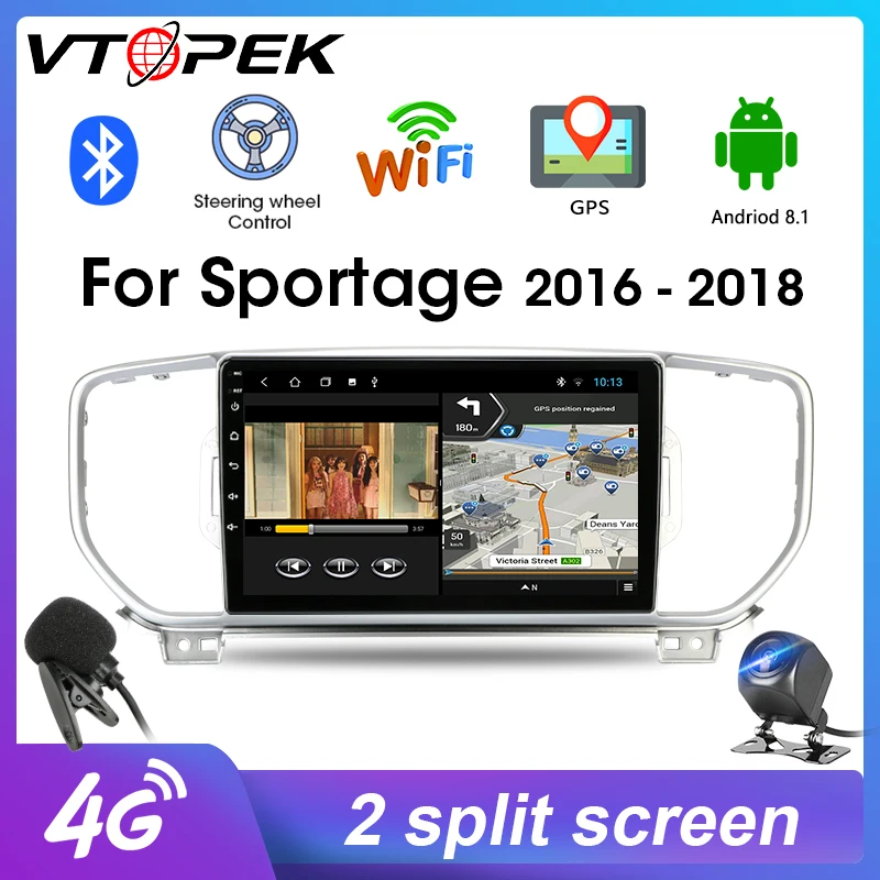 Vtopek аудио 2G + 32G DSP автомобильный Android радио для KIA Sportage 4 2016 2017 2018 KX5 мультимедийный