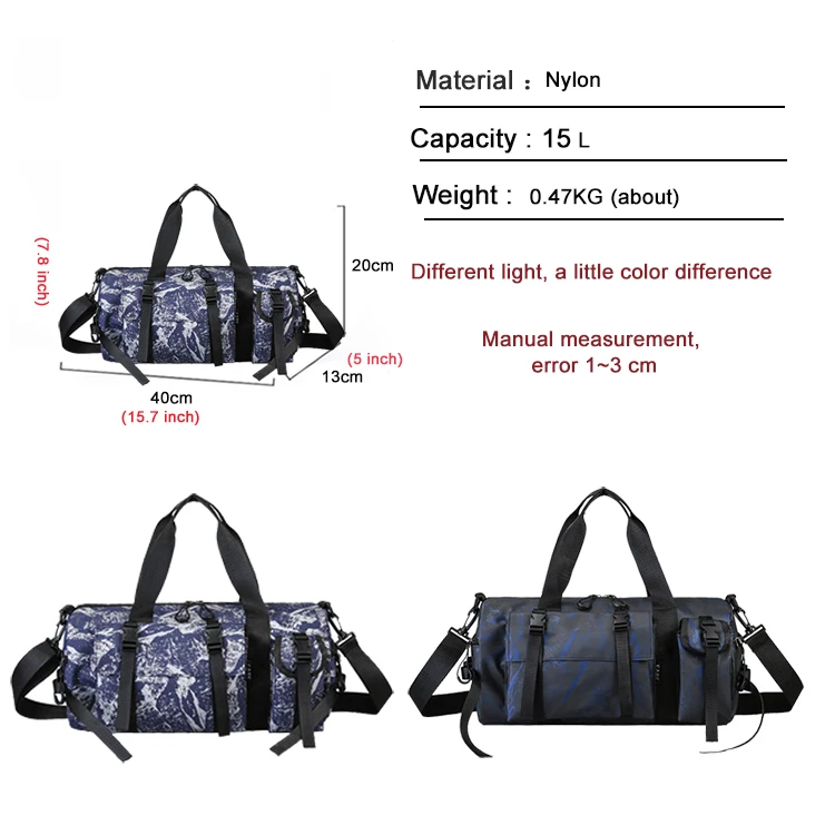 Мужская спортивная сумка новый тренд камуфляжная Большая вместительная уличная