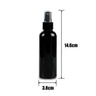 Пластиковые бутылки с распылителем 3050100 мл, высококачественная черная белая многоразовая бутылка, портативная дорожная Косметическая дезинфицирующая пустая бутылка